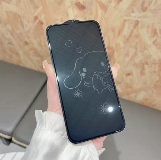 Cinnamoroll Privacy Tempered Glass Screen Protector